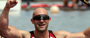 Ronald Rauhe holte mit dem Kajak-Vierer Gold.