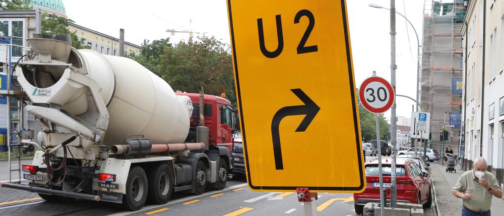 Umleitungen sind kein seltenes Bild auf Potsdams Straßen.