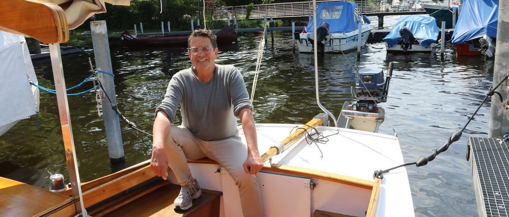 Klaus Peters ist Vereinsvorsitzender des Wassersportclubs.