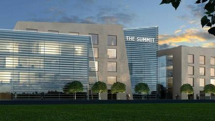 Visualisierung des Babel Tree Summit an der Haltestelle Campus Jungfernsee.