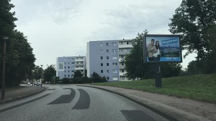 Blick in das ostbrandenburgische Eisenhüttenstadt.