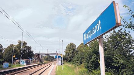 In einigen Jahren ist der Bahnhof Marquardt vielleicht mit der Tram erreichbar.