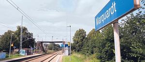 In einigen Jahren ist der Bahnhof Marquardt vielleicht mit der Tram erreichbar.