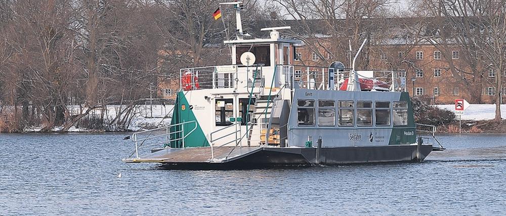 Ab Mitte September außer Betrieb: Die Fähre nach Hermannswerder.