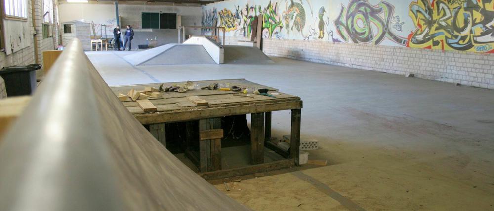 Alte Zeiten: Ein 2006 aufgenommenes Bild aus der längst abgerissenen Skater-Halle in der Potsdamer Kurfürstenstraße.