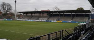 Keine Rasenheizung, aber Flutlicht: Das Babelsberger Karl-Liebknecht-Stadion