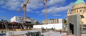 In der Potsdamer Mitte wird kräftig gebaut.