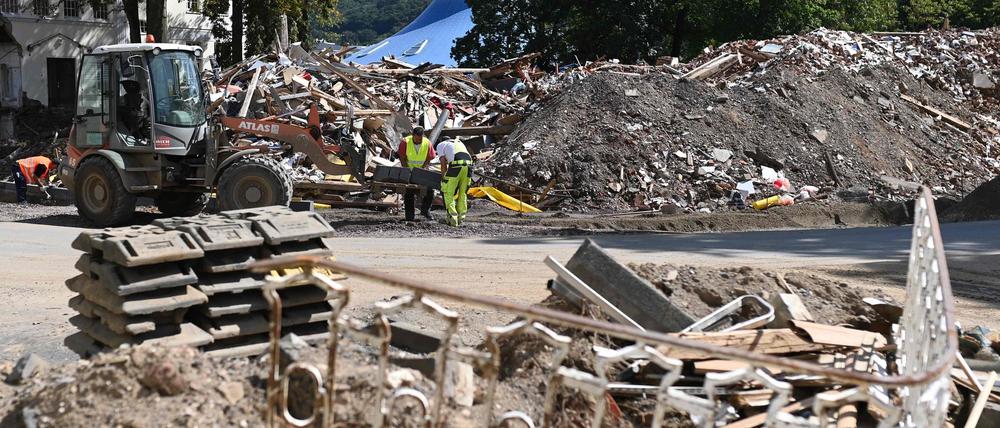 Die Kurstadt Bad Neuenahr-Ahrweiler wurde besonders stark von der Sturzflut verwüstet.