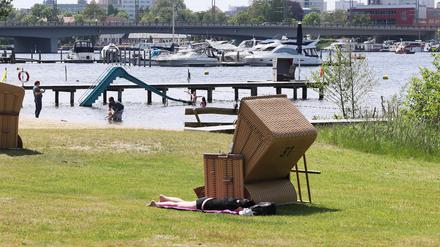 Das Strandbad Babelsberg wird verlegt.