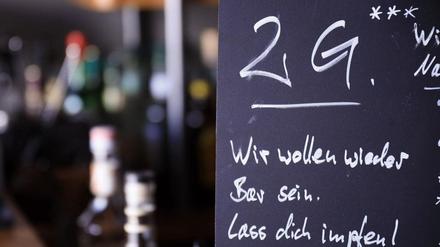 Die Unscheinbar in Potsdam setzt auf 2G.