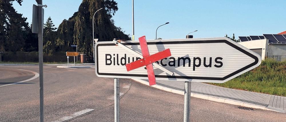 Im Werderaner Ortsteil Glindow soll auf einer 5,3 Hektar großen Fläche ein Bildungscampus entstehen.