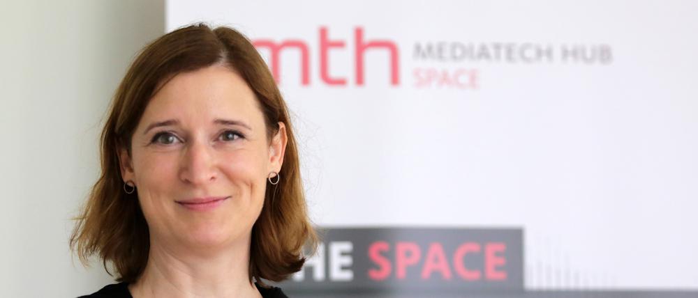 Andrea Wickleder, Managerin des Media Tech Hub.