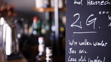 Die Unscheinbar in Potsdam setzt auf 2G.