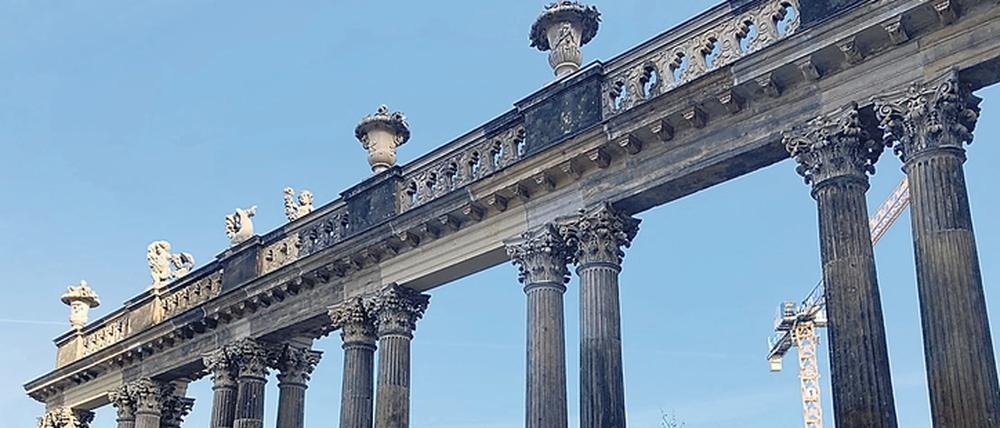 Die Ringerkolonnade am Potsdamer Landtag.
