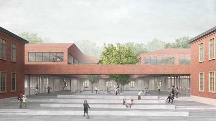 Die Pläne für die Grundschule in Krampnitz liegen bereits vor.