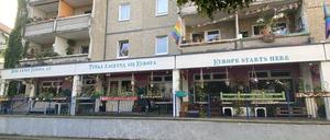 "Europe starts here": Europa beginnt hier.