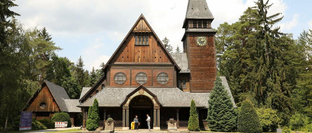 Die Friedhofskapelle auf dem Südwestkirchhof in Stahnsdorf.