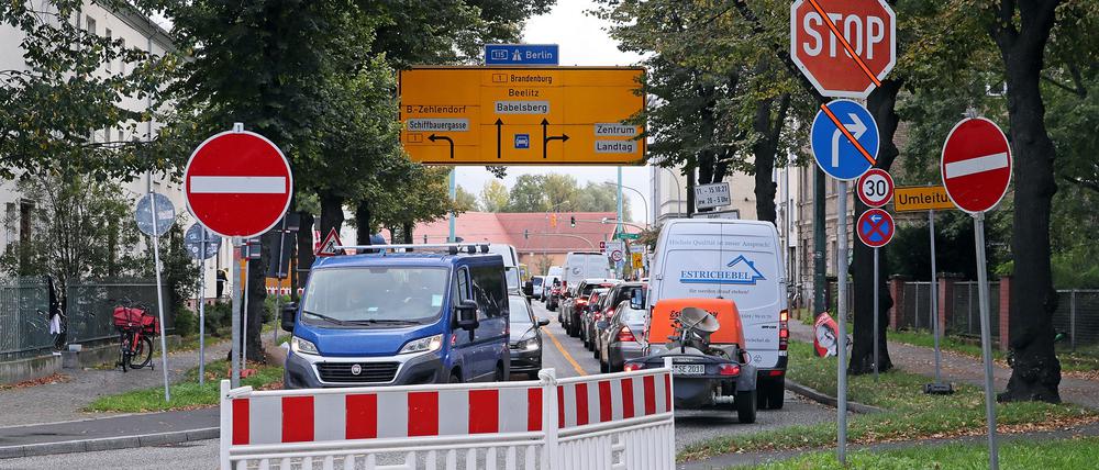 Geduldsprobe. In Potsdam geht es manchmal nur langsam voran