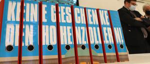 Rund 23.000 Menschen haben die Volksinitiative "Keine Geschenke den Hohenzollern" unterzeichnet - gefordert wird ein Ende der Rückgabeverhandlungen.