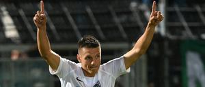 Der SV Babelsberg um Daniel Frahn setzte sich in der ersten Runde gegen Greuther Fürth durch.