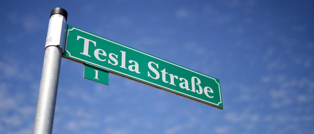 In Grünheide sollen schon bald Elektrofahrzeuge produziert werden.