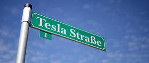 In Grünheide sollen schon bald Elektrofahrzeuge produziert werden.