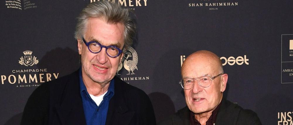 Die Regisseure Wim Wenders (l.) und Volker Schlöndorff.