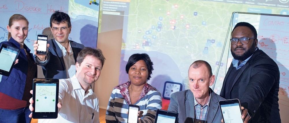 Ein Expertenteam um Cindy Perscheid (l.) aus Deutschland, den USA und Nigeria hat geholfen, Ebola zu bekämpfen. 