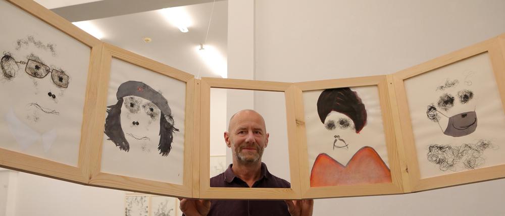 Neue Ausstellung "Cheek to cheek" von Jörg Schlinke im Kunstraum Potsdam.
