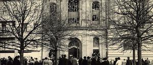 Auch in Potsdam brachen in der Nacht vom 9. auf den 10. November 1938 Einheiten der SS und der Gestapo in die Synagoge ein.