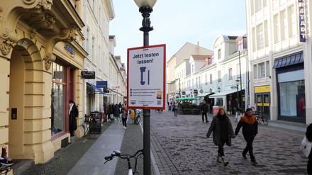 Brandenburger Straße in Potsdam.