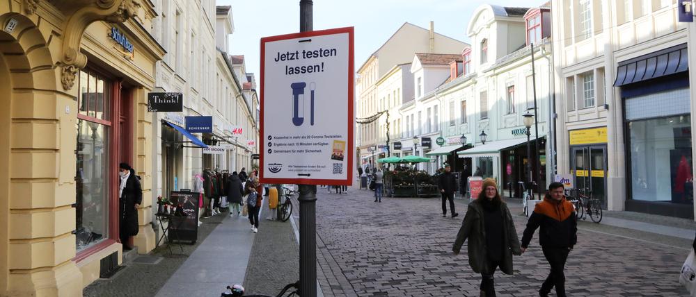 Brandenburger Straße in Potsdam.