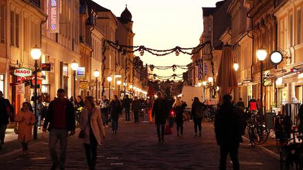 Die Brandenburger Straße in Potsdam.