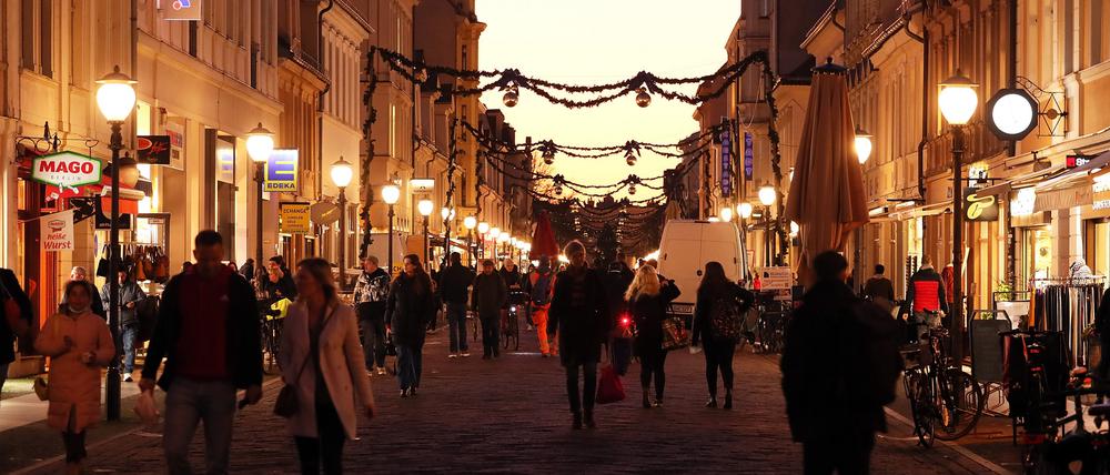 Die Brandenburger Straße in Potsdam.