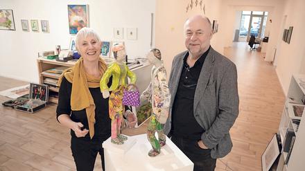Ursula und Rainer Sperl sind mit ihrer Galerie in die Brandenburger Straße 40 gezogen.