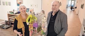 Ursula und Rainer Sperl sind mit ihrer Galerie in die Brandenburger Straße 40 gezogen.