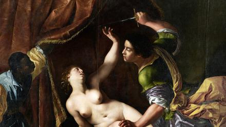 Das Lukretia-Gemälde von Artemisia Gentileschi, das einst im Neuen Palais hing.