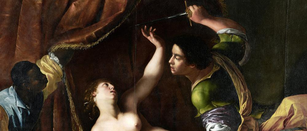 Das Lukretia-Gemälde von Artemisia Gentileschi, das einst im Neuen Palais hing.