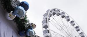 Der Weihnachtsmarkt auf dem Bassinplatz soll am kommenden Montag öffnen. 