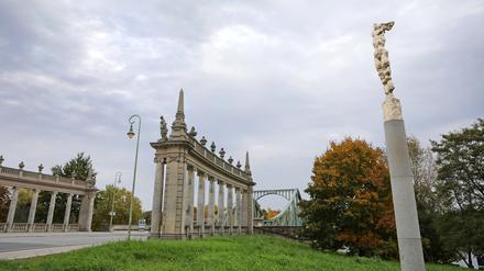 Das Nike-Denkmal an der Glienicker Brücke
