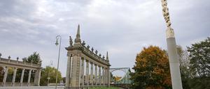 Das Nike-Denkmal an der Glienicker Brücke