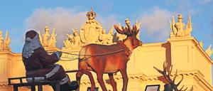 Der Weihnachtsmarkt auf dem Potsdamer Luisenplatz soll kurz nach der Eröffnung schon wieder schließen.