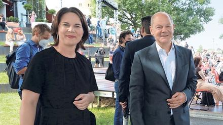 Regierungsspitze von hier: Wahl-Potsdamer Olaf Scholz soll neuer Bundeskanzler werden, die ebenso in Potsdam lebende Grünen-Vorsitzende Annalena Baerbock Außenministerin.