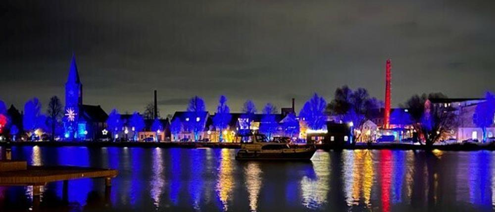 Die illuminierte Insel Werder (Havel): Der Lichtblick der Leserin Claudia Cerreto