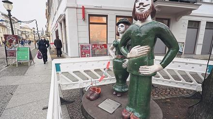 Ohne Junge. Wieder einmal ist die Familie Grün beschädigt worden.