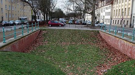 Der alte Stadtkanal soll zunächst von der ehemaligen Kellertorbrücke bis zur Berliner Straße wiederhergestellt werden.