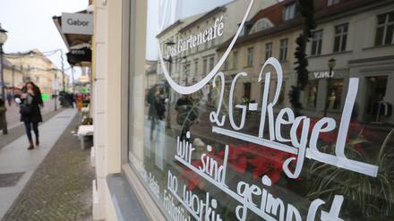 In Brandenburgs Gastronomie gilt die 2G-Regel.