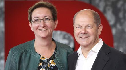 Klara Geywitz und Olaf Scholz.