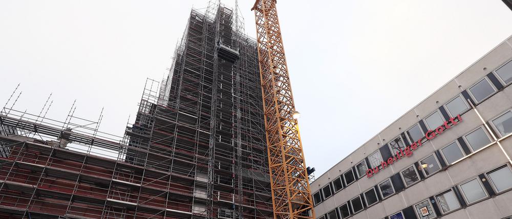 Ein Haus der Demokratie soll Garnisonkirchturm und Rechenzentrum verbinden.