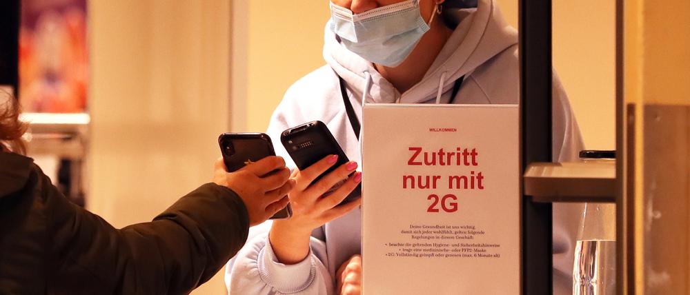 In Potsdam gilt vielerorts die 2G-Regel.